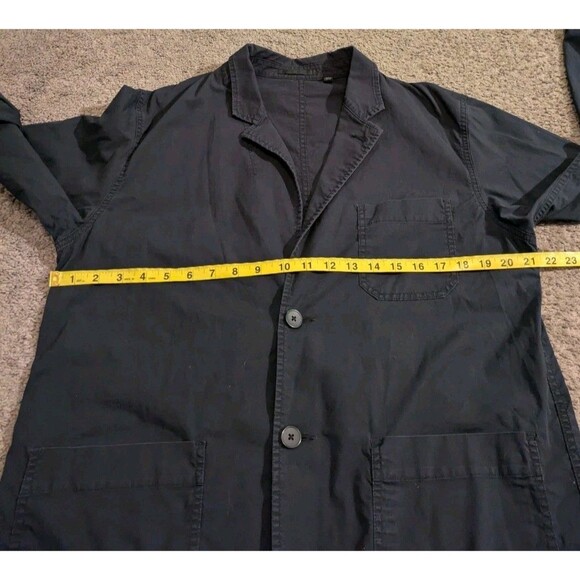 Uniqlo Deconstructed Navy Blazer Sport Coat Men's Medium - Picture 4 of 6